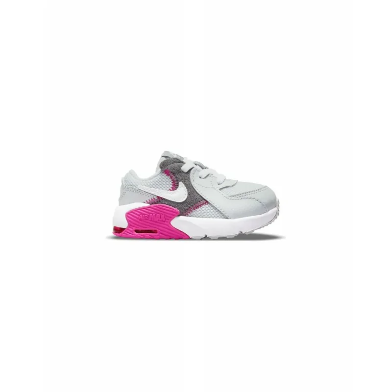 CHAUSSURES NIKE AIR MAX EXCEE (TD) BEBE CHAUSSURES BEBE/ENFANT 27 Couleur  PURE PLATINUM/WHITE-PINK PRIME