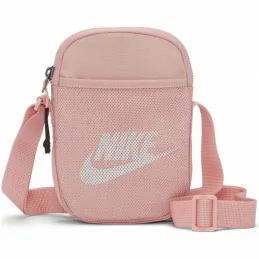 SACOCHE NIKE HERITAGE S SMIT Taille Unique Couleur PINK GLAZE/PINK  GLAZE/WHITE