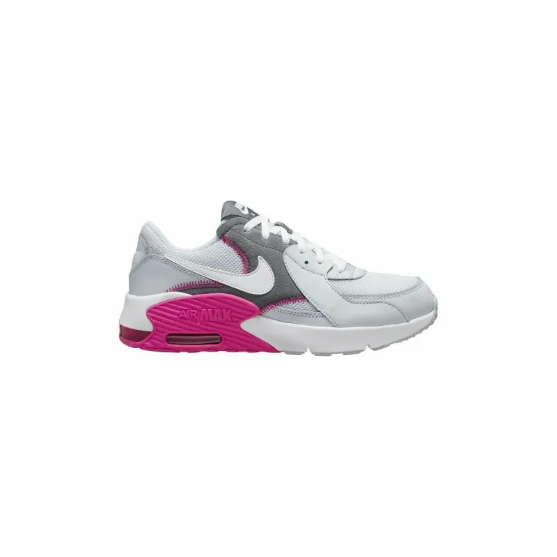 CHAUSSURES NIKE AIR MAX EXCEE (GS) JUNIOR CHAUSSURES BEBE/ENFANT 37,5  Couleur PURE PLATINUM/WHITE-PINK PRIME