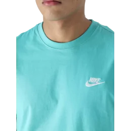 TEE SHIRT NIKE TURQUOISE Taille M Couleur WASHED TEAL/WHITE