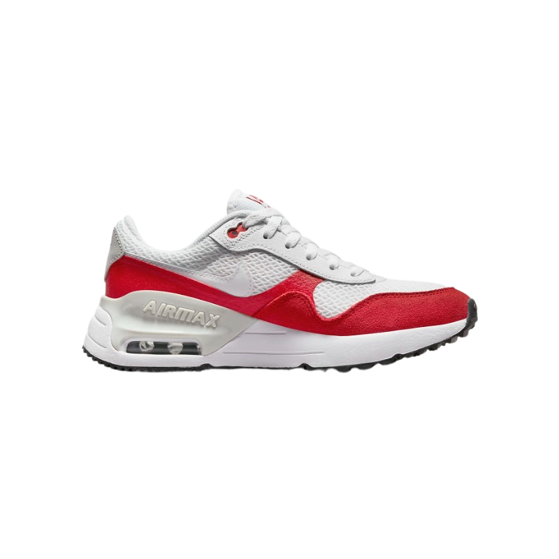 CHAUSSURES AIR MAX SYSTM (GS) JUNIOR CHAUSSURES BEBE/ENFANT 36 Couleur  WHITE/WHITE-UNIVERSITY RED-PHOTON DUST